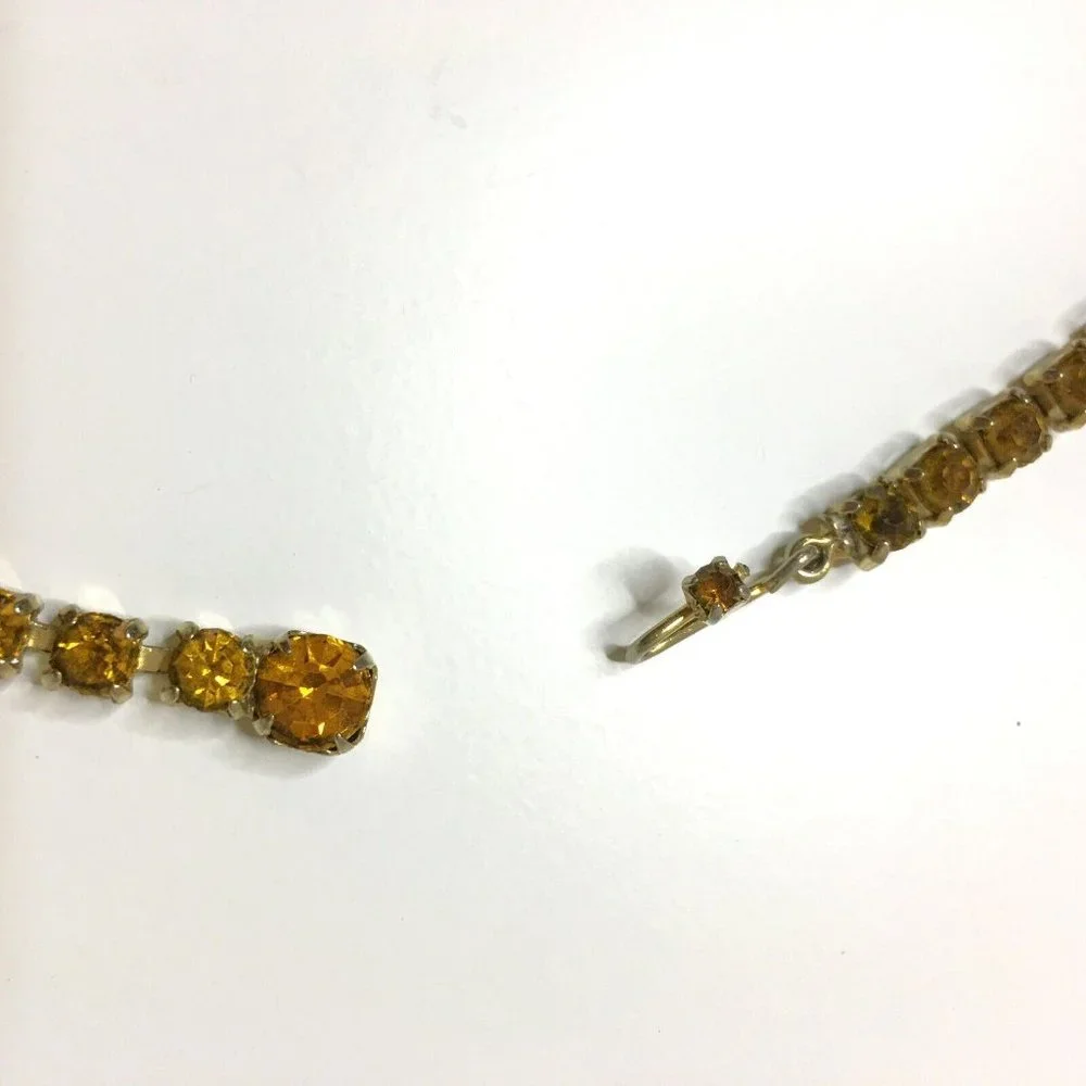 "ORIGINAL BY ROBERT" VINTAGE Hollywood Necklace and Bracelet Set - Picture 5 of 12